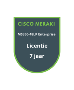 Cisco Meraki MS350-48LP Enterprise Licentie 7 jaar Cisco Meraki MS350-48LP Enterprise Licentie 7 jaar