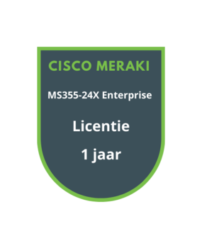 Cisco Meraki MS355-24X Enterprise Licentie 1 jaar Cisco Meraki MS355-24X Enterprise Licentie 1 jaar