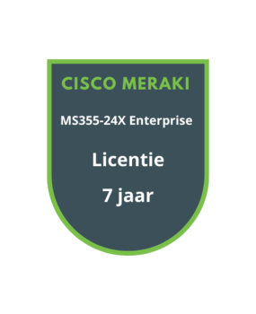 Cisco Meraki MS355-24X Enterprise Licentie 7 jaar Cisco Meraki MS355-24X Enterprise Licentie 7 jaar