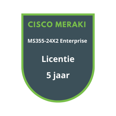 Cisco Meraki MS355-24X2 Enterprise Licentie 5 jaar