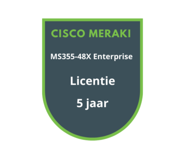Cisco Meraki Cisco Meraki MS355-48X Enterprise Licentie 5 jaar