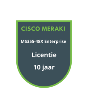 Cisco Meraki MS355-48X Enterprise Licentie 10 jaar Cisco Meraki MS355-48X Enterprise Licentie 10 jaar