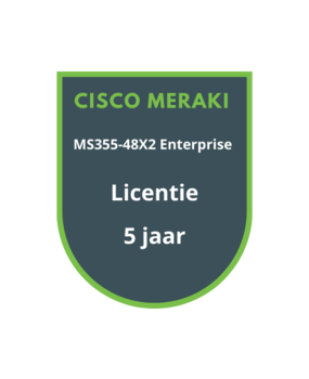 Cisco Meraki MS355-48X2 Enterprise Licentie 5 jaar Cisco Meraki MS355-48X2 Enterprise Licentie 5 jaar