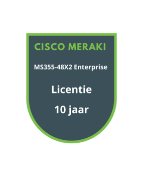 Cisco Meraki MS355-48X2 Enterprise Licentie 10 jaar Cisco Meraki MS355-48X2 Enterprise Licentie 10 jaar