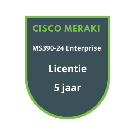 Cisco Meraki MS390-24 Enterprise Licentie 5 jaar