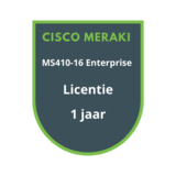 Cisco Meraki MS410-16 Enterprise Licentie 1 jaar Cisco Meraki MS410-16 Enterprise Licentie 1 jaar