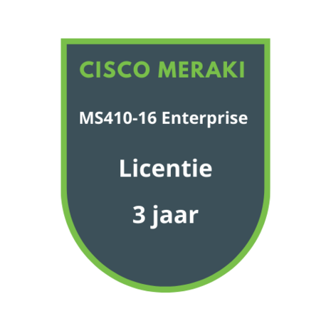 Cisco Meraki MS410-16 Enterprise Licentie 3 jaar