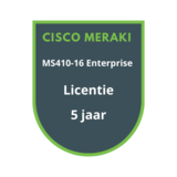 Cisco Meraki MS410-16 Enterprise Licentie 5 jaar Cisco Meraki MS410-16 Enterprise Licentie 5 jaar