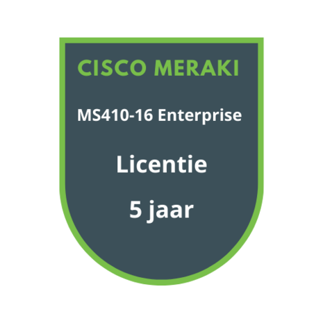 Cisco Meraki MS410-16 Enterprise Licentie 5 jaar
