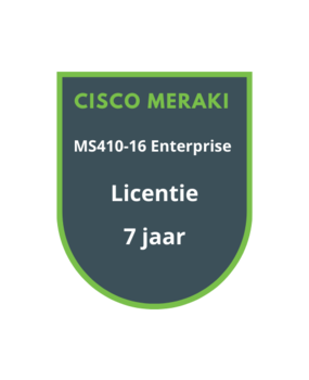 Cisco Meraki MS410-16 Enterprise Licentie 7 jaar Cisco Meraki MS410-16 Enterprise Licentie 7 jaar