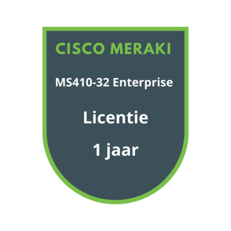 Cisco Meraki MS410-32 Enterprise Licentie 1 jaar