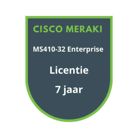 Cisco Meraki MS410-32 Enterprise Licentie 7 jaar