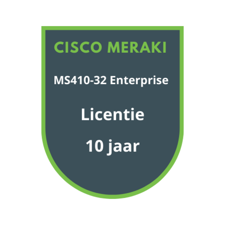Cisco Meraki MS410-32 Enterprise Licentie 10 jaar