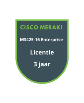 Cisco Meraki MS425-16 Enterprise Licentie 3 jaar Cisco Meraki MS425-16 Enterprise Licentie 3 jaar