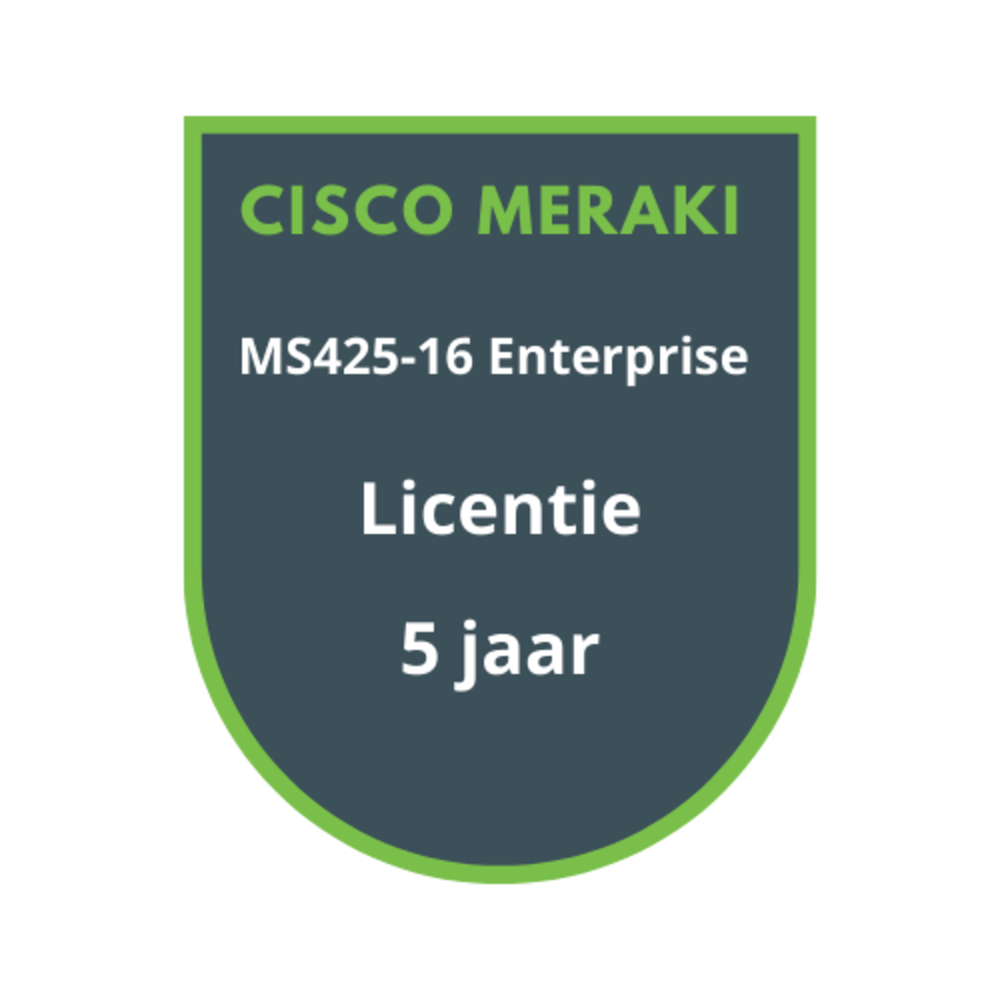 Cisco Meraki MS425-16 Enterprise Licentie 5 jaar