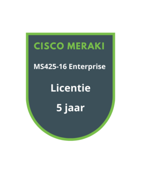 Cisco Meraki MS425-16 Enterprise Licentie 5 jaar Cisco Meraki MS425-16 Enterprise Licentie 5 jaar