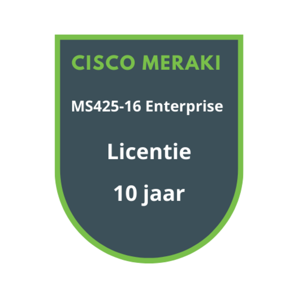 Cisco Meraki MS425-16 Enterprise Licentie 10 jaar