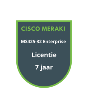 Cisco Meraki MS425-32 Enterprise Licentie 7 jaar Cisco Meraki MS425-32 Enterprise Licentie 7 jaar
