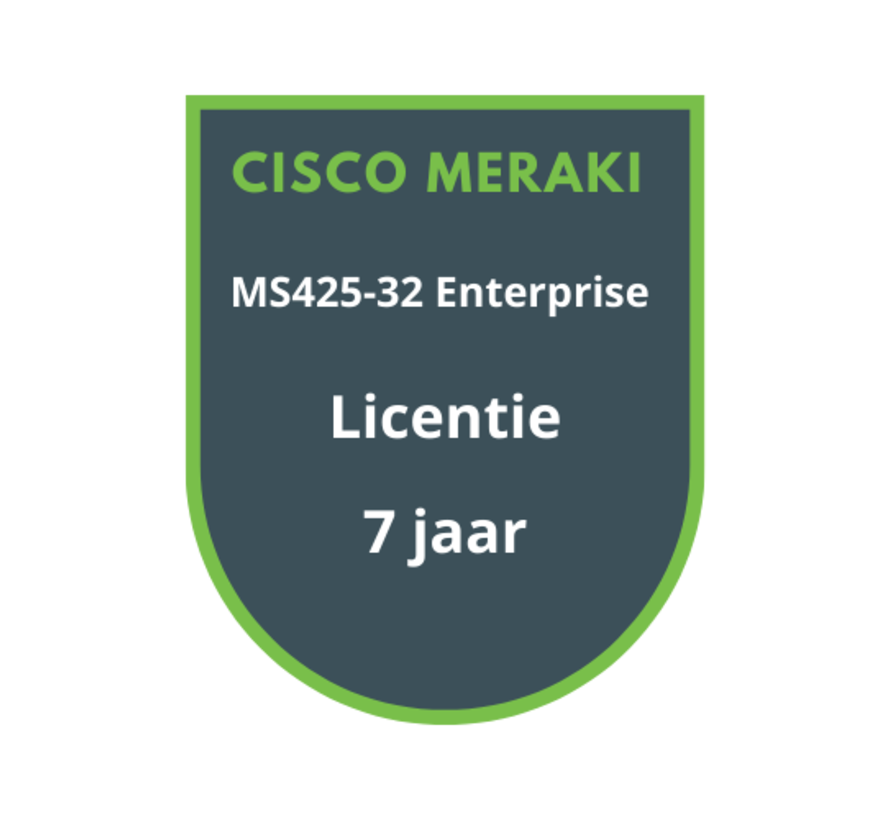 Cisco Meraki MS425-32 Enterprise Licentie 7 jaar