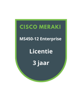 Cisco Meraki MS450-12 Enterprise Licentie 3 jaar Cisco Meraki MS450-12 Enterprise Licentie 3 jaar