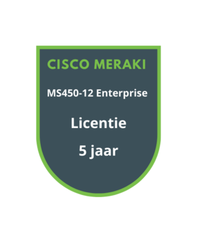 Cisco Meraki MS450-12 Enterprise Licentie 5 jaar Cisco Meraki MS450-12 Enterprise Licentie 5 jaar