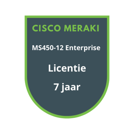 Cisco Meraki MS450-12 Enterprise Licentie 7 jaar