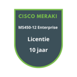 Cisco Meraki MS450-12 Enterprise Licentie 10 jaar Cisco Meraki MS450-12 Enterprise Licentie 10 jaar