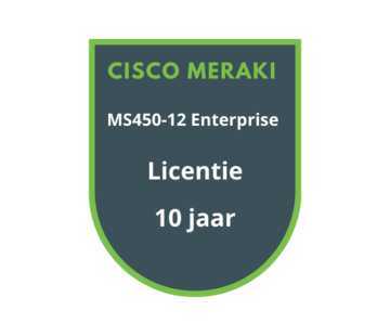 Cisco Meraki Cisco Meraki MS450-12 Enterprise Licentie 10 jaar