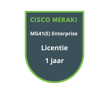 Cisco Meraki Cisco Meraki MG41(E) Enterprise Licentie 1 Jaar