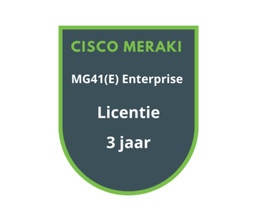 Cisco Meraki Cisco Meraki MG41(E) Enterprise Licentie 3 Jaar