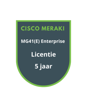Cisco Meraki MG41(E) Enterprise Licentie 5 Jaar Cisco Meraki MG41(E) Enterprise Licentie 5 Jaar