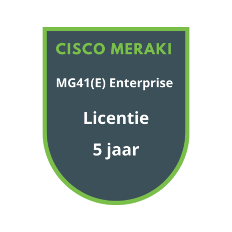Cisco Meraki MG41(E) Enterprise Licentie 5 Jaar
