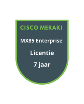 Cisco Meraki MX85 Enterprise Licentie 7 jaar Cisco Meraki MX85 Enterprise Licentie 7 jaar
