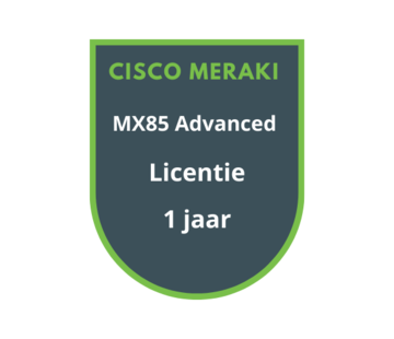 Cisco Meraki Cisco Meraki MX85 Advanced Licentie 1 jaar