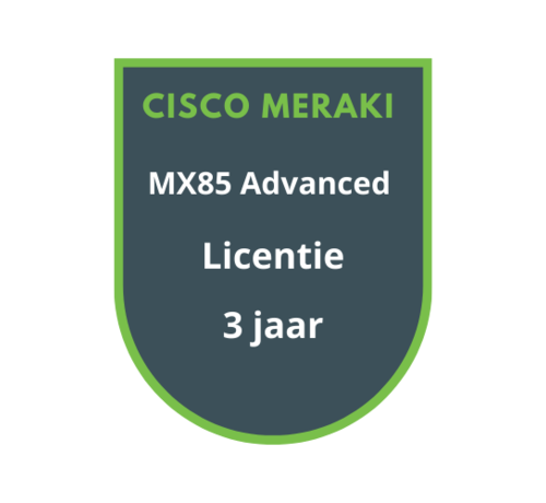 Cisco Meraki Cisco Meraki MX85 Advanced Licentie 3 jaar