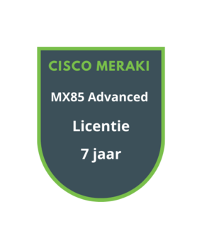 Cisco Meraki MX85 Advanced Licentie 7 jaar