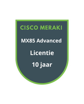 Cisco Meraki MX85 Advanced Licentie 10 jaar Cisco Meraki MX85 Advanced Licentie 10 jaar