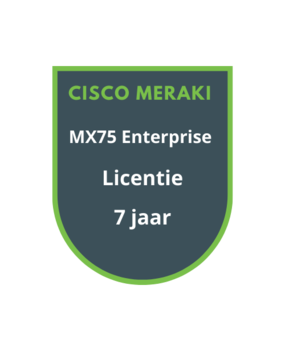 Cisco Meraki MX75 Enterprise Licentie 7 jaar Cisco Meraki MX75 Enterprise Licentie 7 jaar