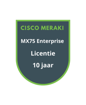 Cisco Meraki MX75 Enterprise Licentie 10 jaar Cisco Meraki MX75 Enterprise Licentie 10 jaar