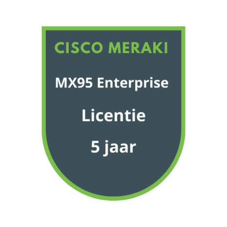Cisco Meraki MX95 Enterprise Licentie 5 jaar