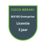 Cisco Meraki MX105 Enterprise Licentie 3 jaar Cisco Meraki MX105 Enterprise Licentie 3 jaar