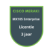 Cisco Meraki MX105 Enterprise Licentie 3 jaar