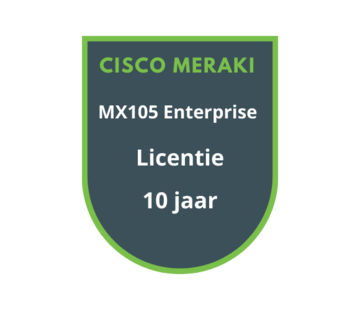 Cisco Meraki Cisco Meraki MX105 Enterprise Licentie 10 jaar