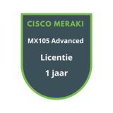 Cisco Meraki MX105 Advanced Licentie 1 jaar Cisco Meraki MX105 Advanced Licentie 1 jaar