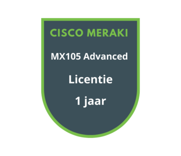 Cisco Meraki Cisco Meraki MX105 Advanced Licentie 1 jaar