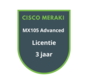 Cisco Meraki MX105 Advanced Licentie 3 jaar