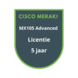 Cisco Meraki MX105 Advanced Licentie 5 jaar