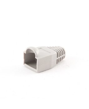 Netwerkplug huls voor RJ45 connectoren grijs 100 stuks Netwerkplug huls voor RJ45 connectoren grijs 100 stuks