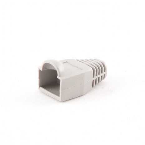 Netwerkplug huls voor RJ45 connectoren grijs 100 stuks