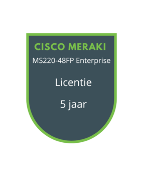Cisco Meraki MS220-48FP Licentie 5 jaar Cisco Meraki MS220-48FP Licentie 5 jaar